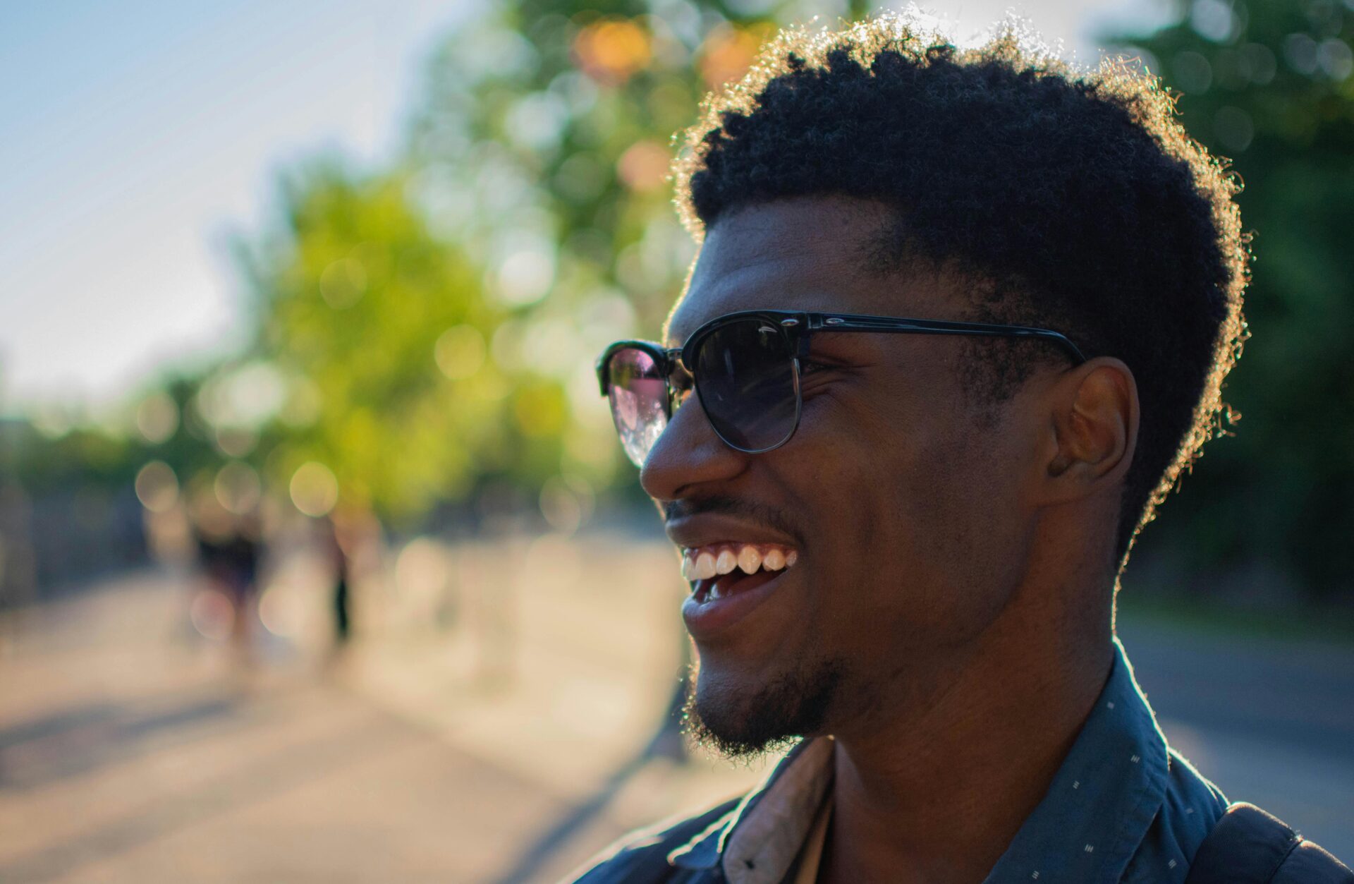 Happy Georgetown man smiling thanks to support with Apex by InMode treatment.