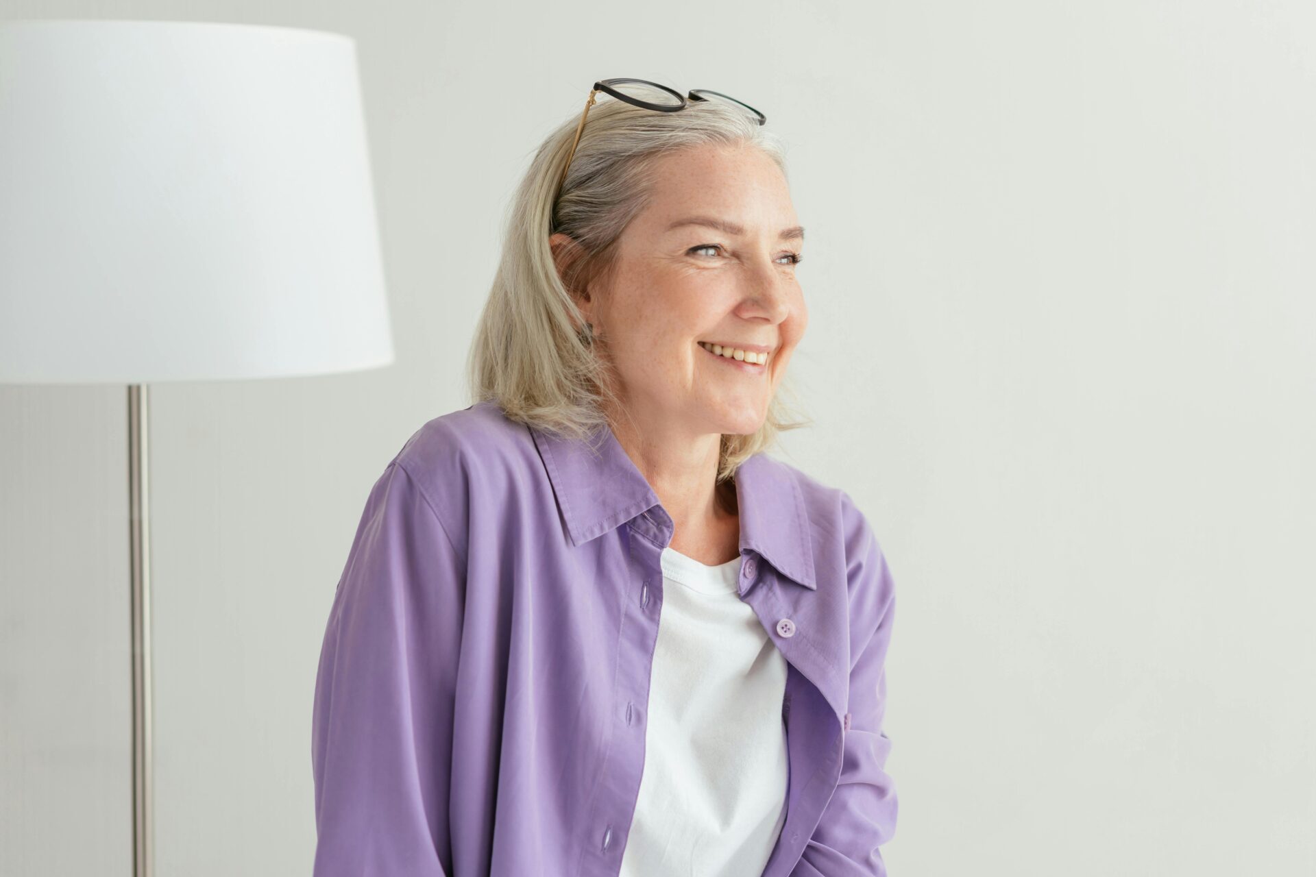 Smiling woman in Austin, Texas considering DEXA scan for body composition